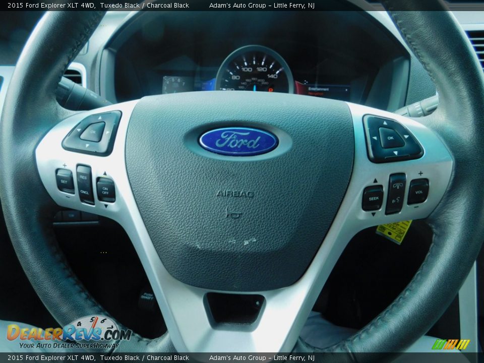 2015 Ford Explorer XLT 4WD Tuxedo Black / Charcoal Black Photo #13