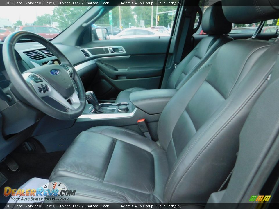 2015 Ford Explorer XLT 4WD Tuxedo Black / Charcoal Black Photo #19