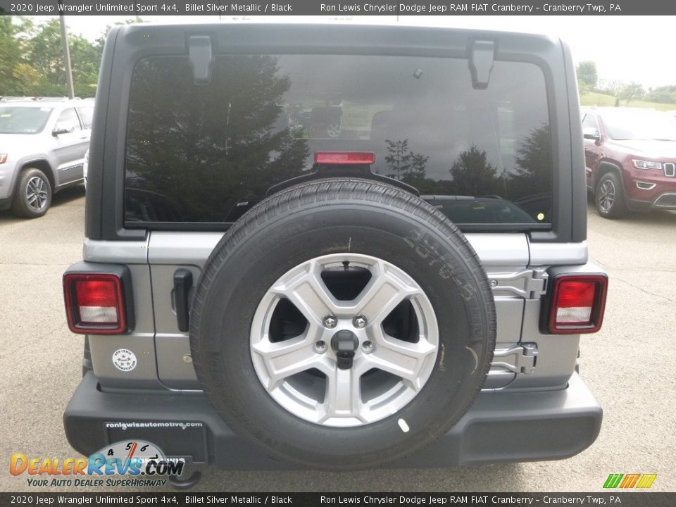 2020 Jeep Wrangler Unlimited Sport 4x4 Billet Silver Metallic / Black Photo #4