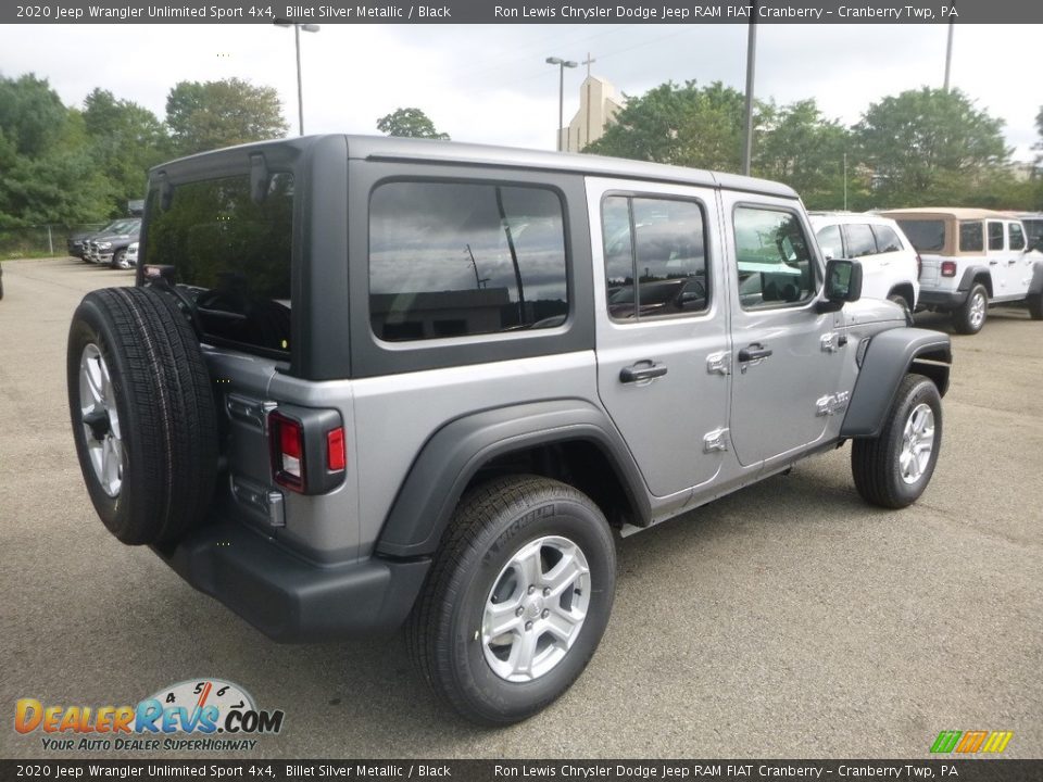 2020 Jeep Wrangler Unlimited Sport 4x4 Billet Silver Metallic / Black Photo #5