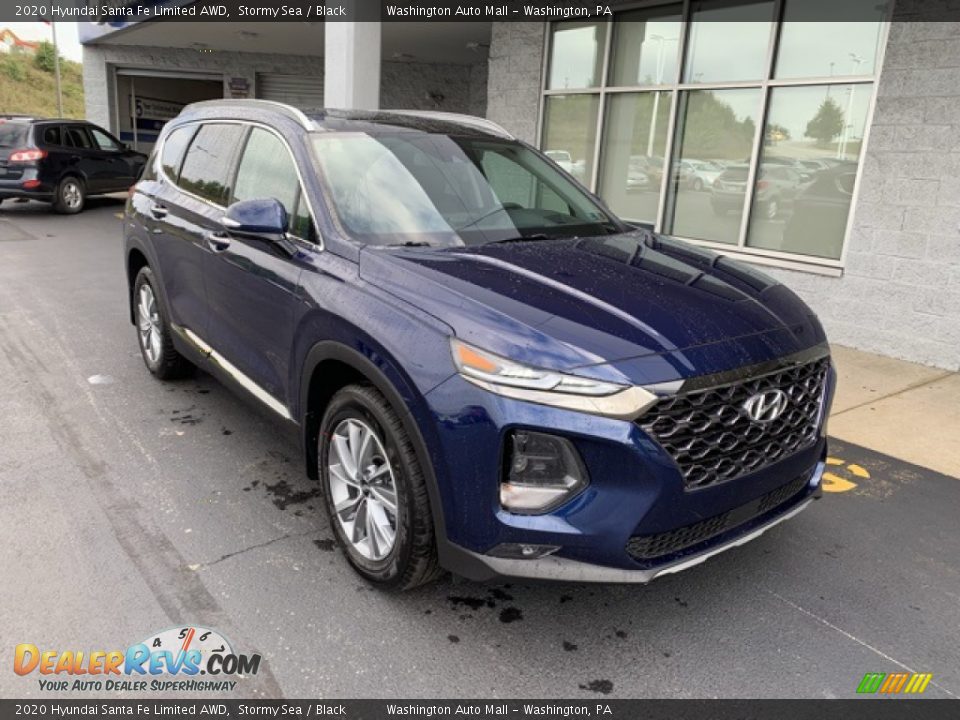 2020 Hyundai Santa Fe Limited AWD Stormy Sea / Black Photo #2