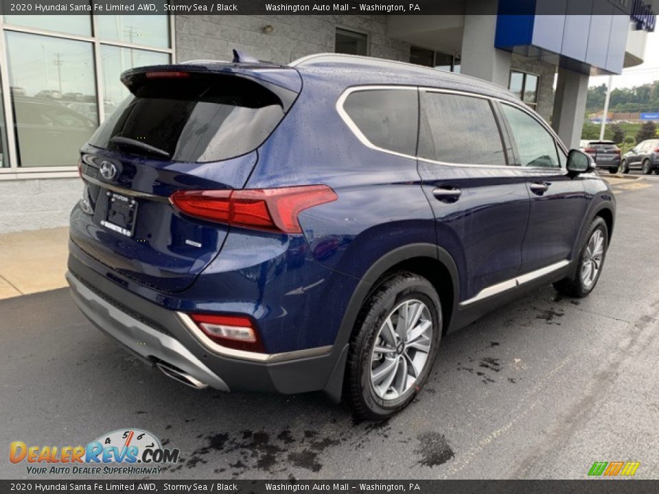 2020 Hyundai Santa Fe Limited AWD Stormy Sea / Black Photo #4