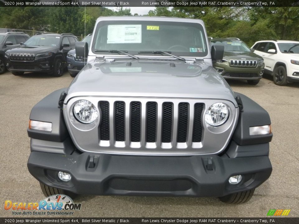 2020 Jeep Wrangler Unlimited Sport 4x4 Billet Silver Metallic / Black Photo #8