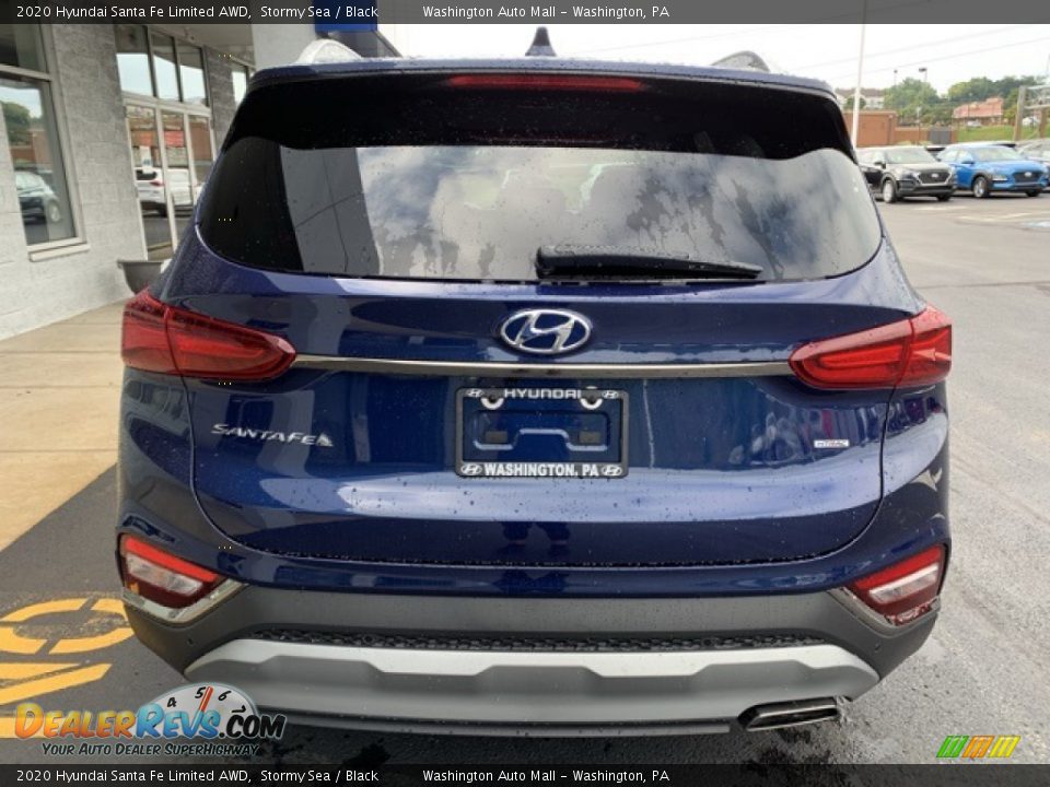 2020 Hyundai Santa Fe Limited AWD Stormy Sea / Black Photo #5