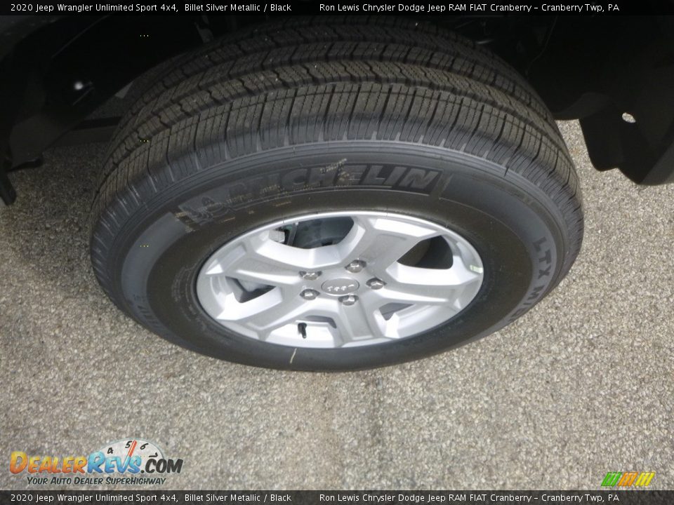 2020 Jeep Wrangler Unlimited Sport 4x4 Billet Silver Metallic / Black Photo #9