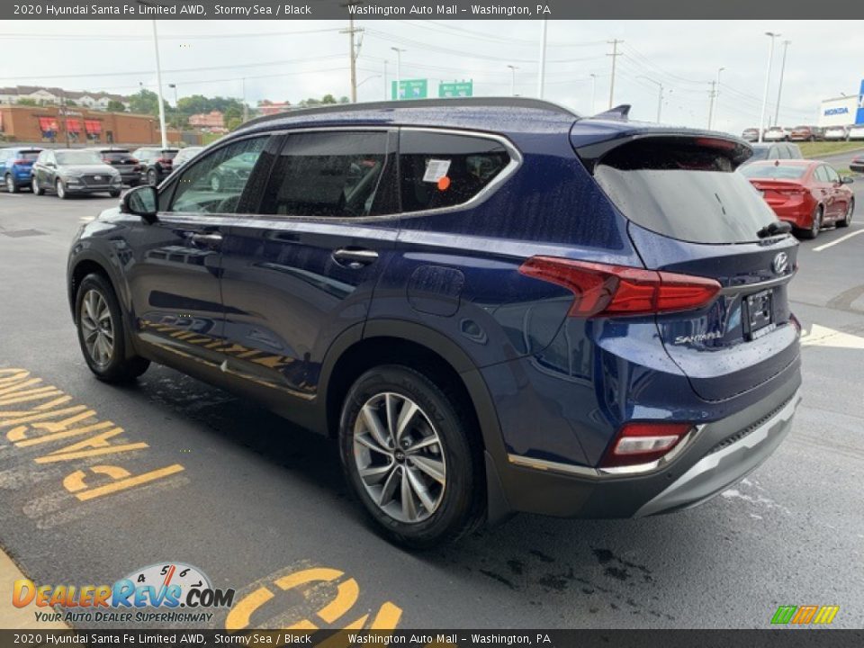 2020 Hyundai Santa Fe Limited AWD Stormy Sea / Black Photo #6