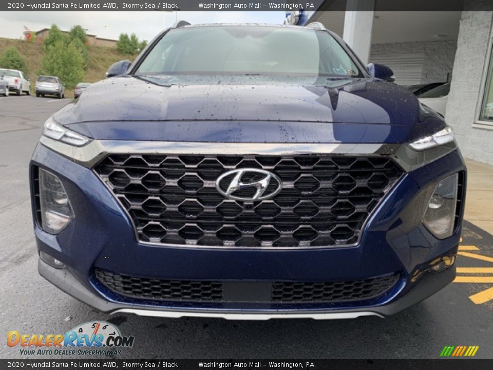 2020 Hyundai Santa Fe Limited AWD Stormy Sea / Black Photo #8