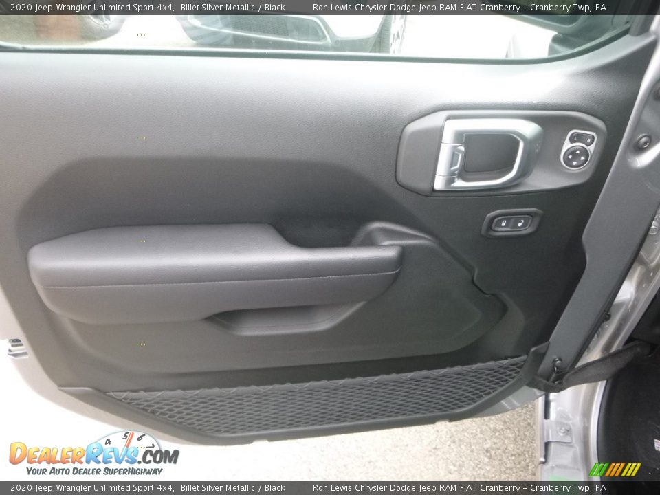 2020 Jeep Wrangler Unlimited Sport 4x4 Billet Silver Metallic / Black Photo #14