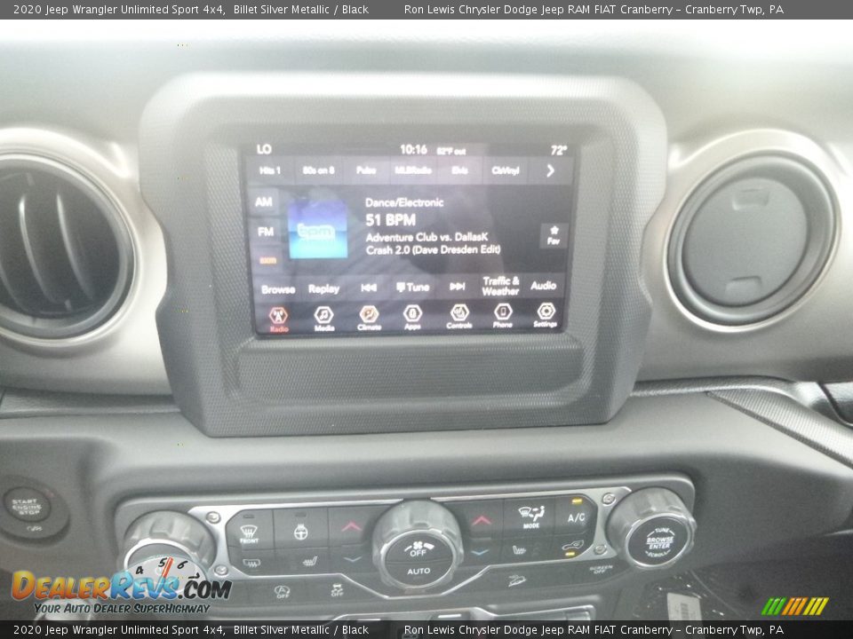 2020 Jeep Wrangler Unlimited Sport 4x4 Billet Silver Metallic / Black Photo #16