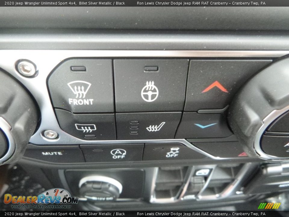 2020 Jeep Wrangler Unlimited Sport 4x4 Billet Silver Metallic / Black Photo #18