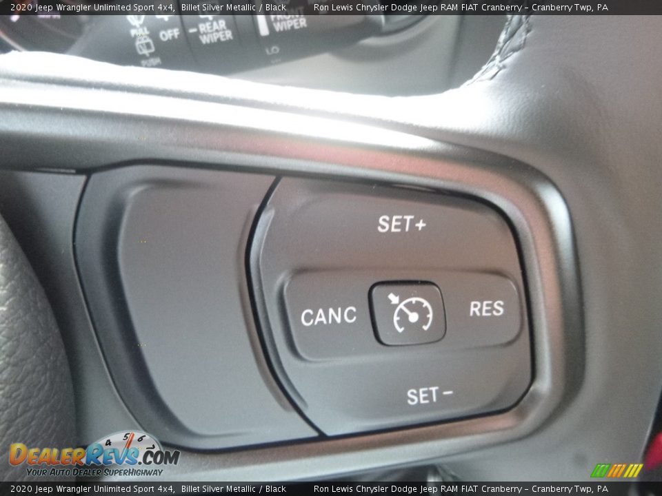 2020 Jeep Wrangler Unlimited Sport 4x4 Billet Silver Metallic / Black Photo #19