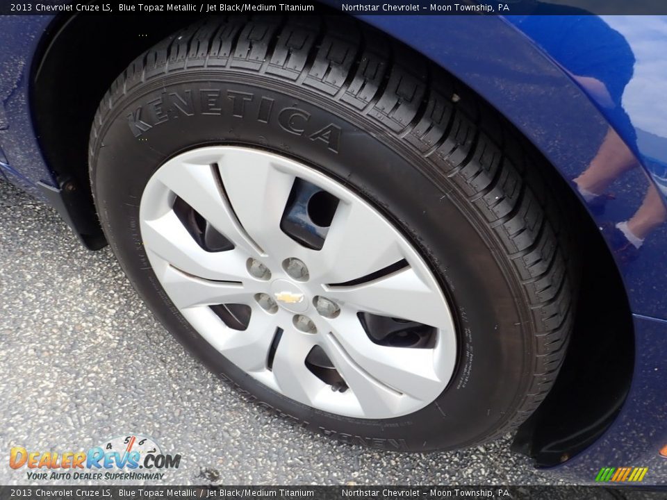 2013 Chevrolet Cruze LS Blue Topaz Metallic / Jet Black/Medium Titanium Photo #14