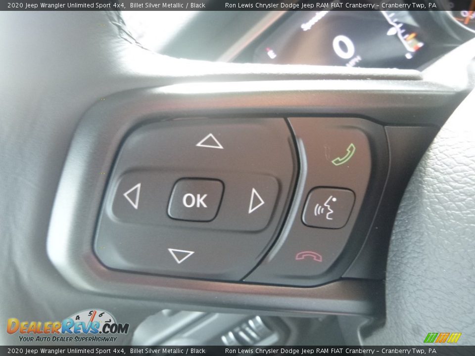 2020 Jeep Wrangler Unlimited Sport 4x4 Billet Silver Metallic / Black Photo #20