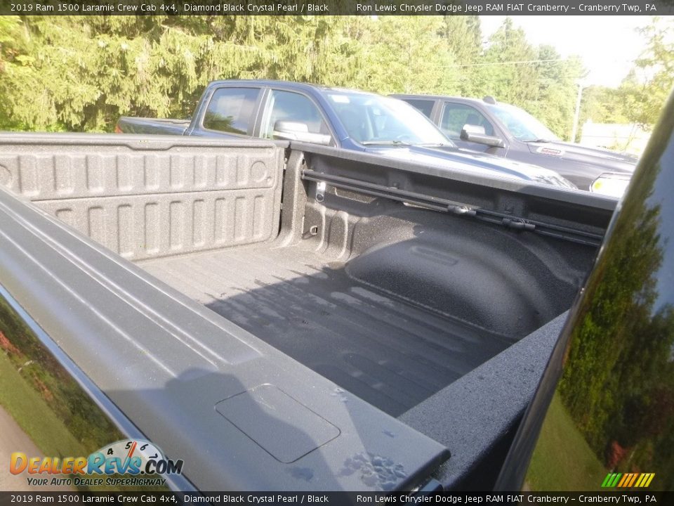 2019 Ram 1500 Laramie Crew Cab 4x4 Diamond Black Crystal Pearl / Black Photo #13