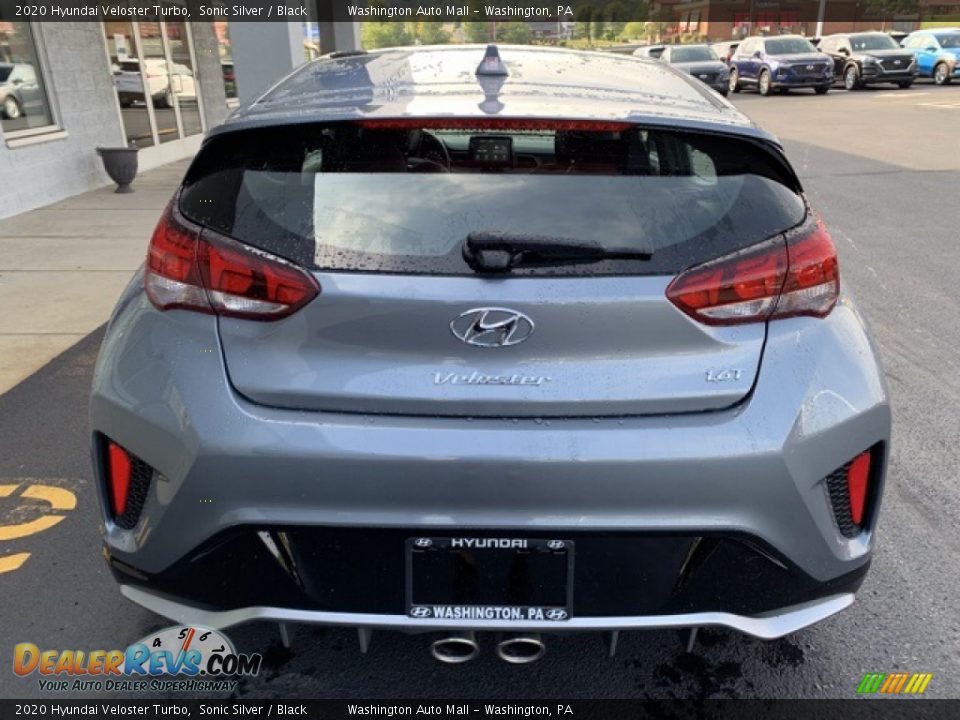 2020 Hyundai Veloster Turbo Sonic Silver / Black Photo #5