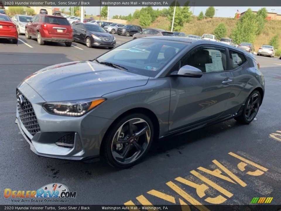 Sonic Silver 2020 Hyundai Veloster Turbo Photo #7