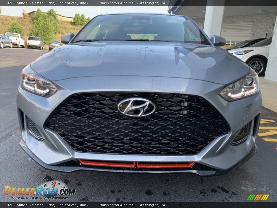 Sonic Silver 2020 Hyundai Veloster Turbo Photo #8