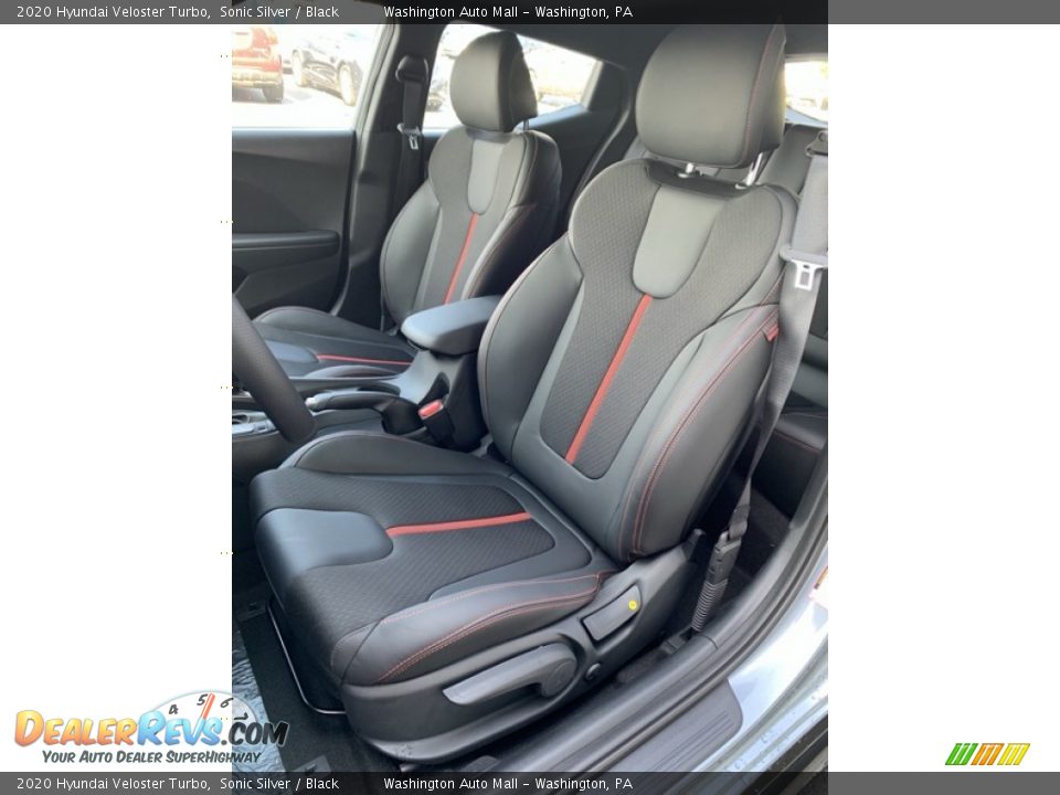 Black Interior - 2020 Hyundai Veloster Turbo Photo #16