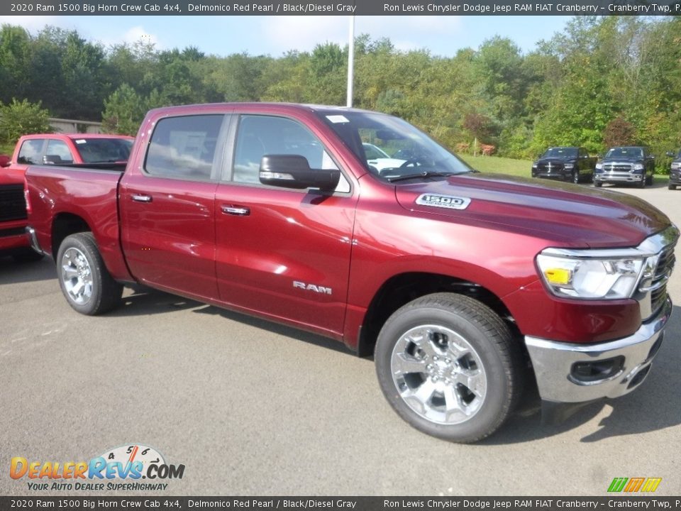 2020 Ram 1500 Big Horn Crew Cab 4x4 Delmonico Red Pearl / Black/Diesel Gray Photo #6