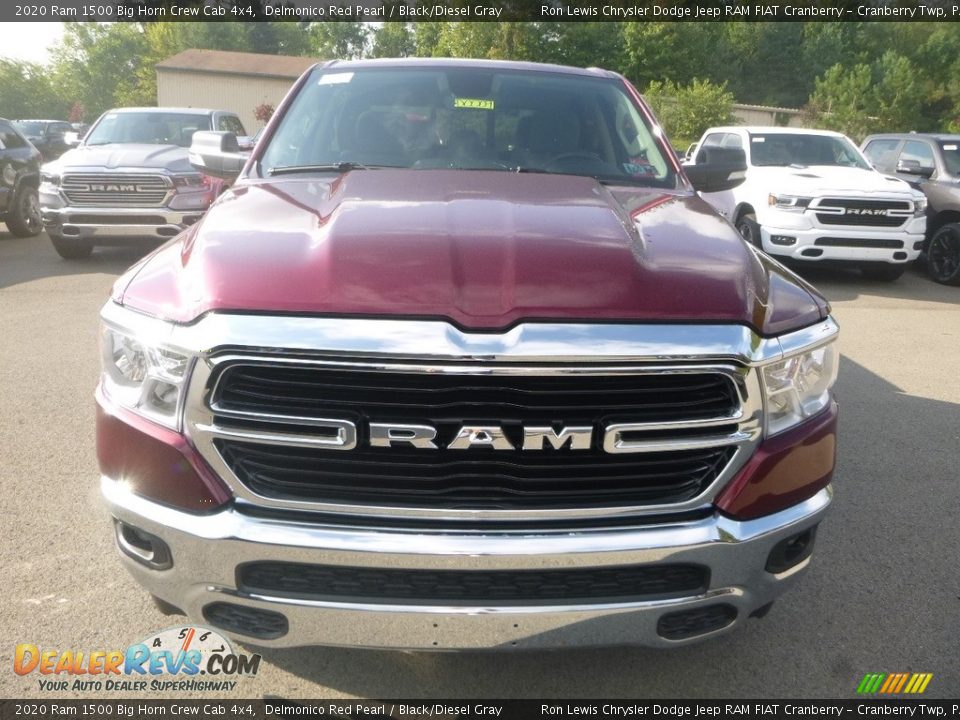 2020 Ram 1500 Big Horn Crew Cab 4x4 Delmonico Red Pearl / Black/Diesel Gray Photo #7