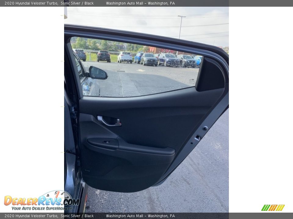 2020 Hyundai Veloster Turbo Sonic Silver / Black Photo #21