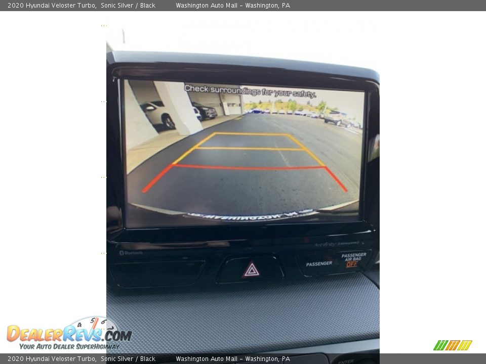 2020 Hyundai Veloster Turbo Sonic Silver / Black Photo #31