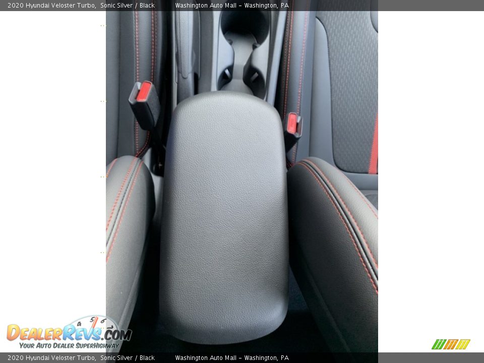 2020 Hyundai Veloster Turbo Sonic Silver / Black Photo #33