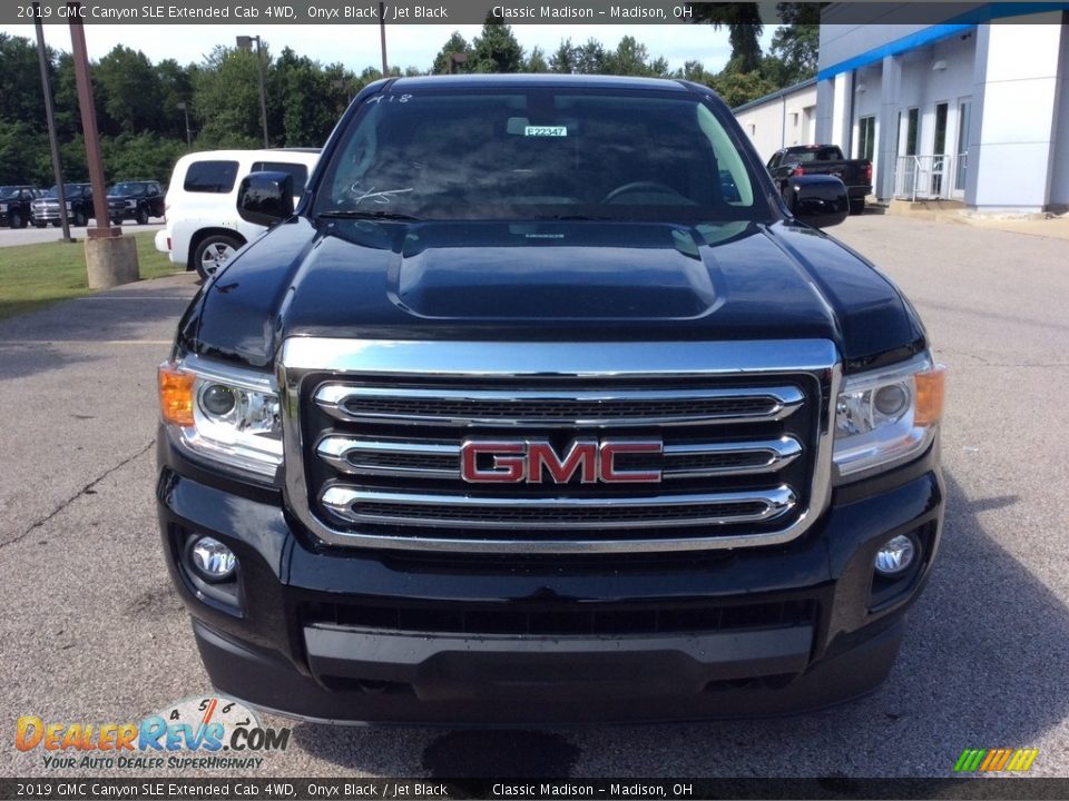 2019 GMC Canyon SLE Extended Cab 4WD Onyx Black / Jet Black Photo #4
