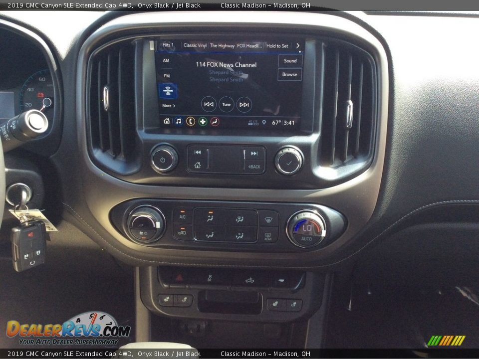 2019 GMC Canyon SLE Extended Cab 4WD Onyx Black / Jet Black Photo #13