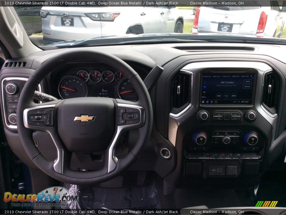 2019 Chevrolet Silverado 1500 LT Double Cab 4WD Deep Ocean Blue Metallic / Dark Ash/Jet Black Photo #2