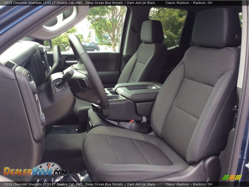 2019 Chevrolet Silverado 1500 LT Double Cab 4WD Deep Ocean Blue Metallic / Dark Ash/Jet Black Photo #3
