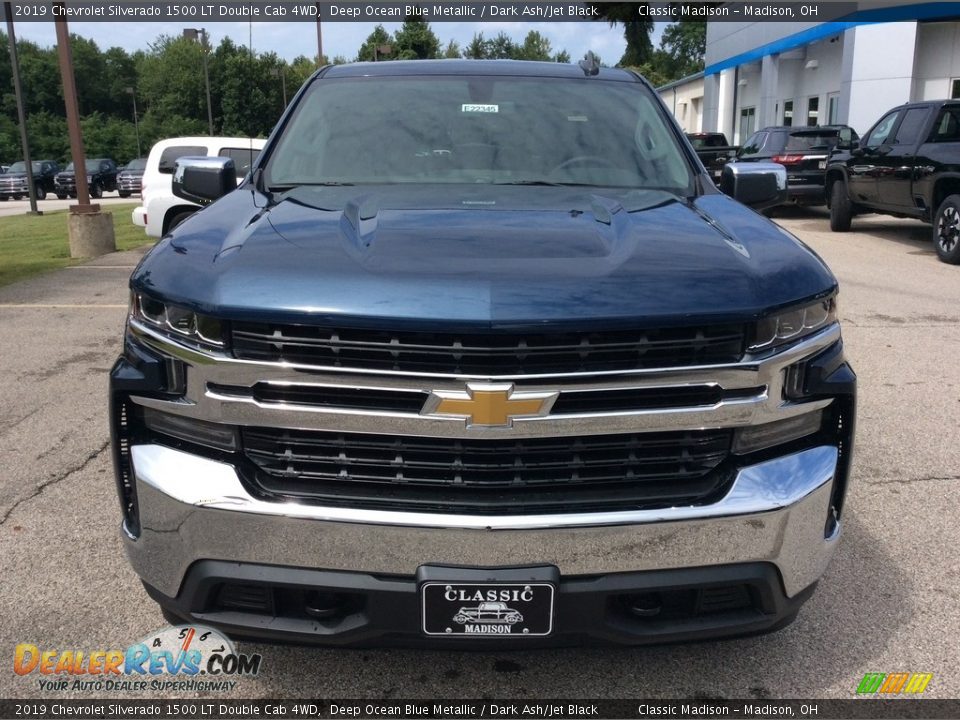 2019 Chevrolet Silverado 1500 LT Double Cab 4WD Deep Ocean Blue Metallic / Dark Ash/Jet Black Photo #4