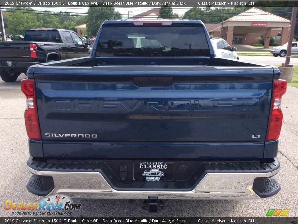 2019 Chevrolet Silverado 1500 LT Double Cab 4WD Deep Ocean Blue Metallic / Dark Ash/Jet Black Photo #8