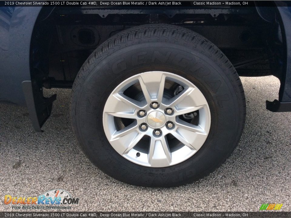 2019 Chevrolet Silverado 1500 LT Double Cab 4WD Deep Ocean Blue Metallic / Dark Ash/Jet Black Photo #10