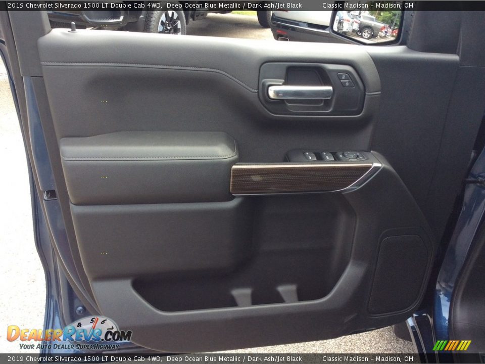 2019 Chevrolet Silverado 1500 LT Double Cab 4WD Deep Ocean Blue Metallic / Dark Ash/Jet Black Photo #11