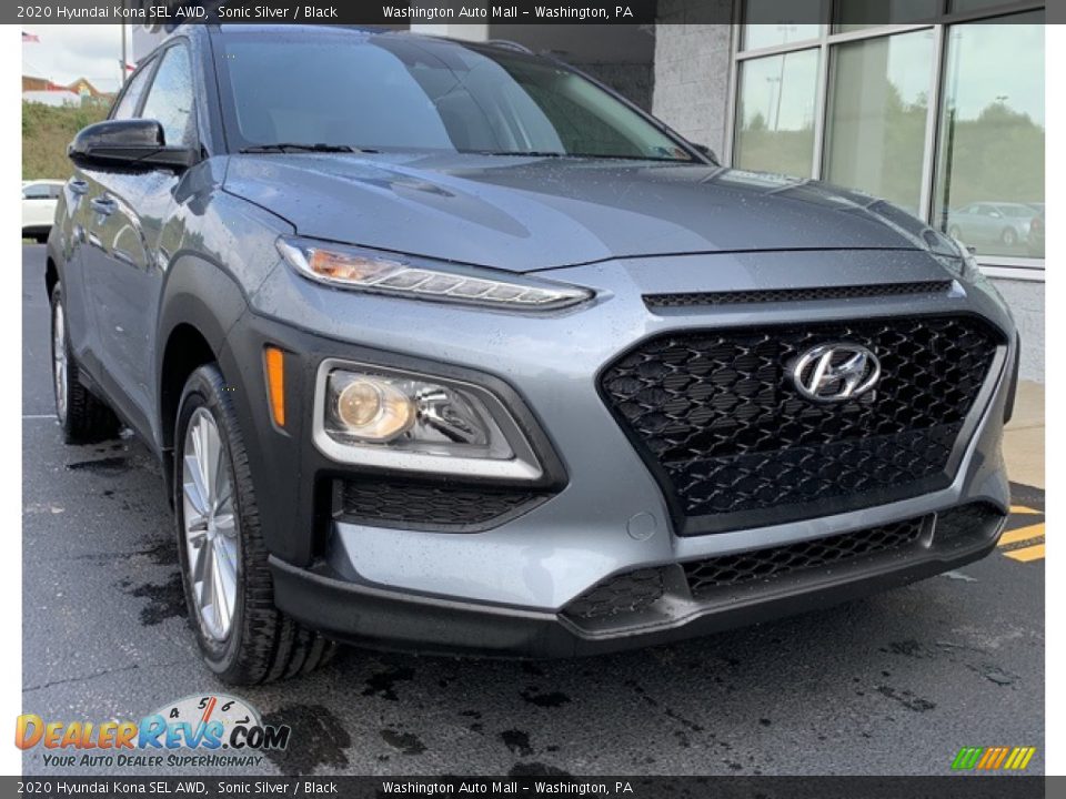 2020 Hyundai Kona SEL AWD Sonic Silver / Black Photo #1
