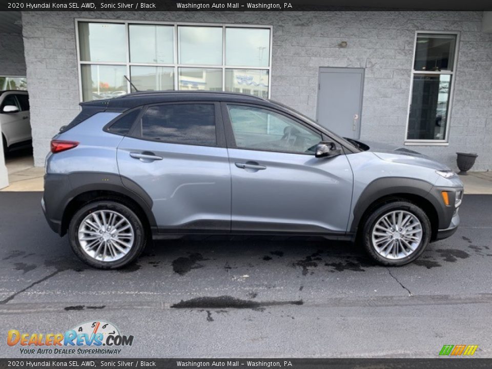 2020 Hyundai Kona SEL AWD Sonic Silver / Black Photo #3