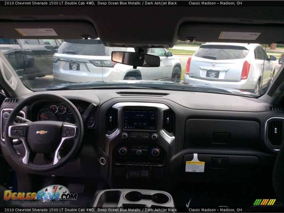 2019 Chevrolet Silverado 1500 LT Double Cab 4WD Deep Ocean Blue Metallic / Dark Ash/Jet Black Photo #13