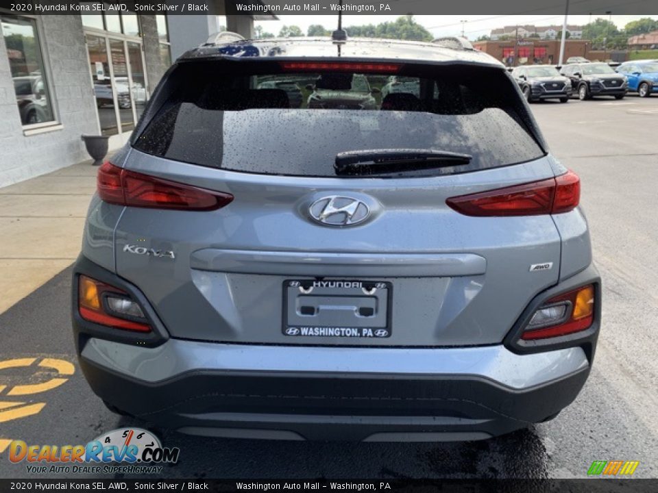 2020 Hyundai Kona SEL AWD Sonic Silver / Black Photo #5