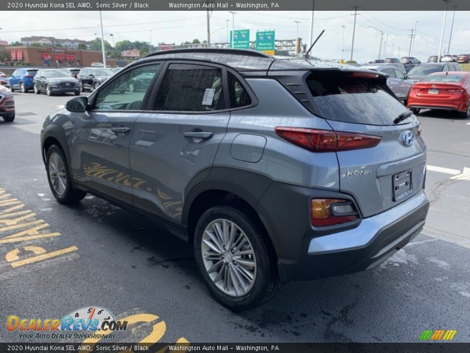 2020 Hyundai Kona SEL AWD Sonic Silver / Black Photo #6