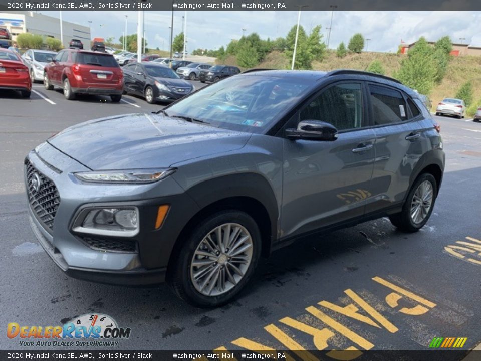 2020 Hyundai Kona SEL AWD Sonic Silver / Black Photo #7