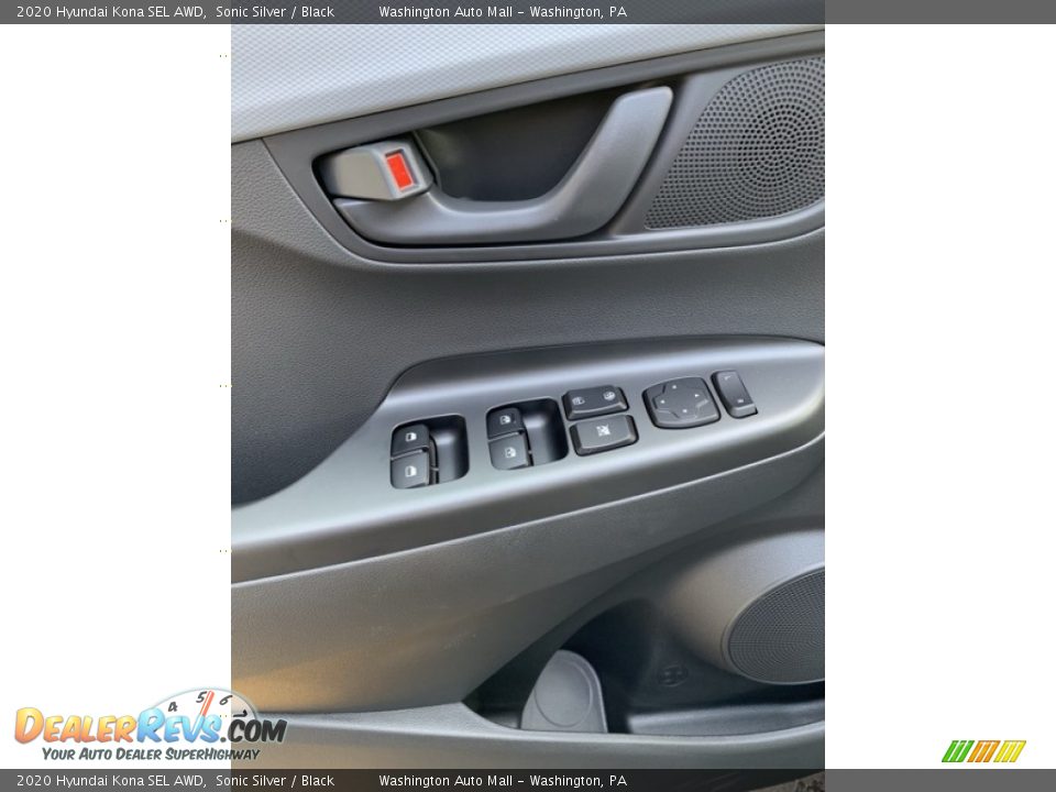 2020 Hyundai Kona SEL AWD Sonic Silver / Black Photo #12