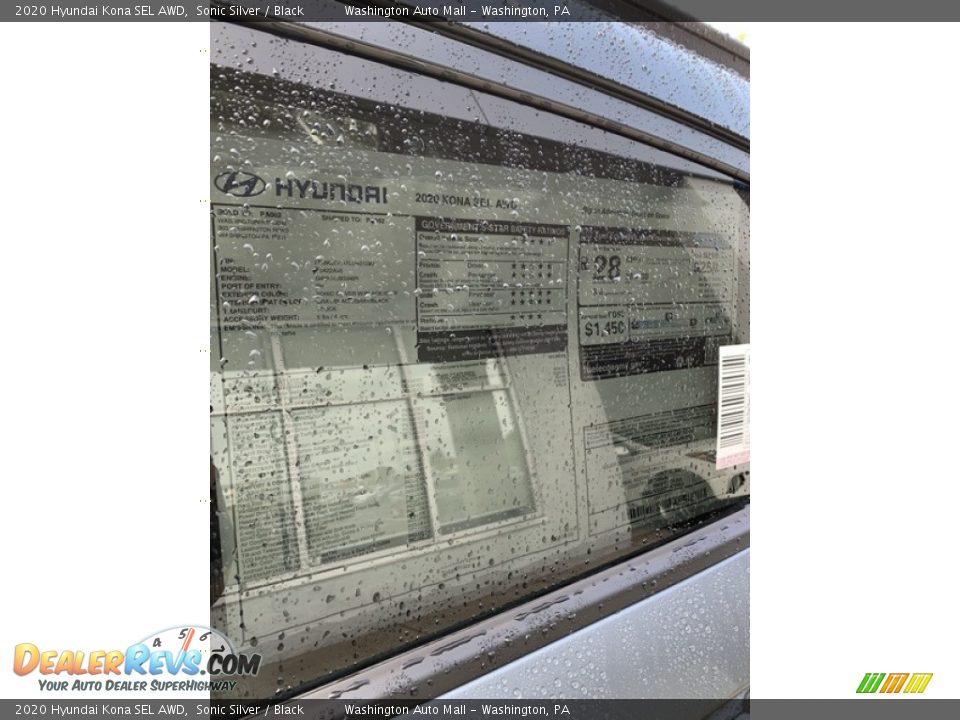 2020 Hyundai Kona SEL AWD Sonic Silver / Black Photo #16