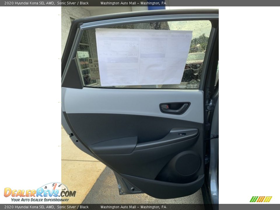 2020 Hyundai Kona SEL AWD Sonic Silver / Black Photo #17