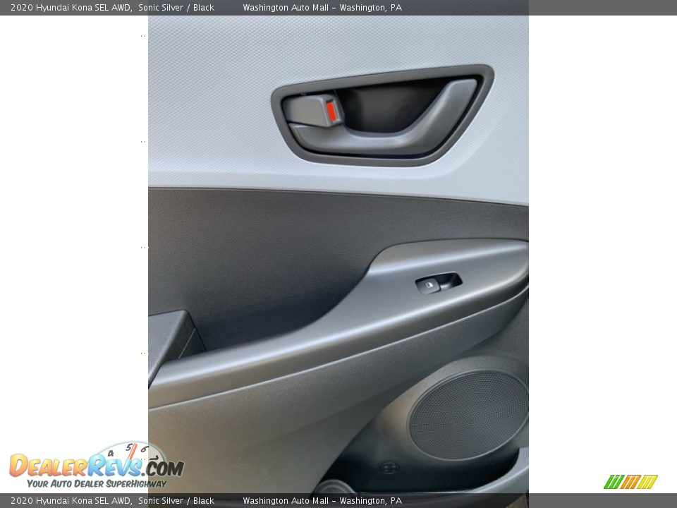 2020 Hyundai Kona SEL AWD Sonic Silver / Black Photo #18
