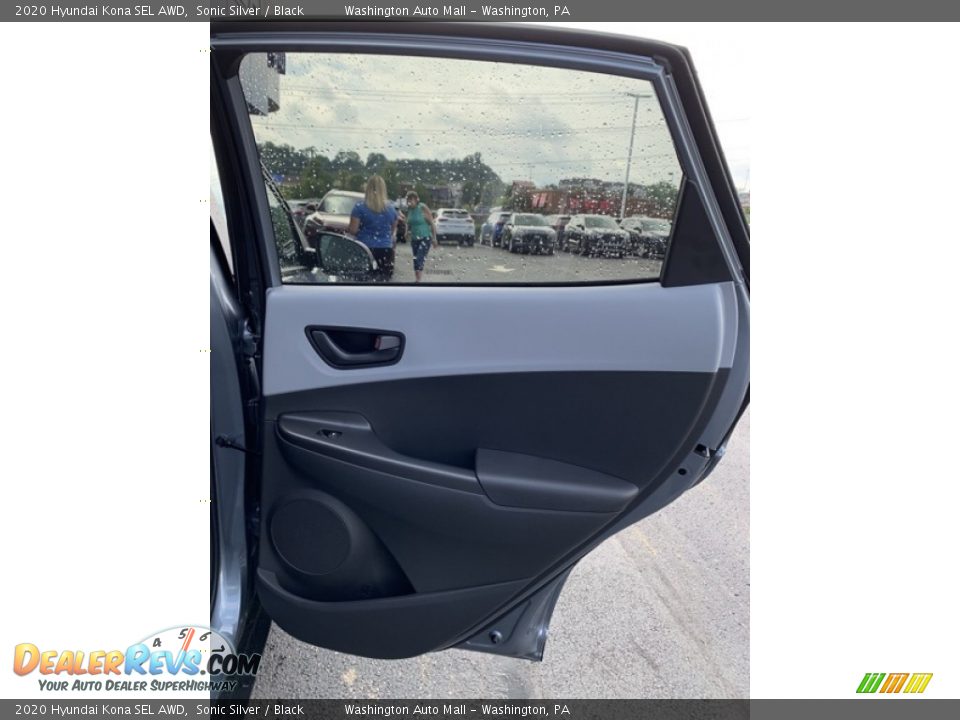 2020 Hyundai Kona SEL AWD Sonic Silver / Black Photo #24