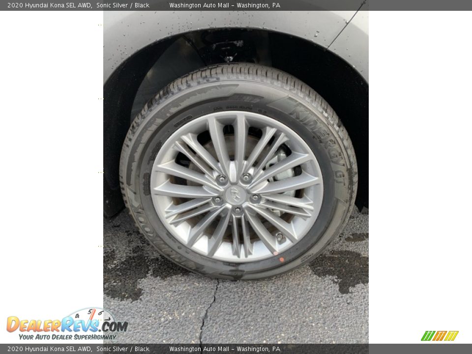 2020 Hyundai Kona SEL AWD Sonic Silver / Black Photo #31
