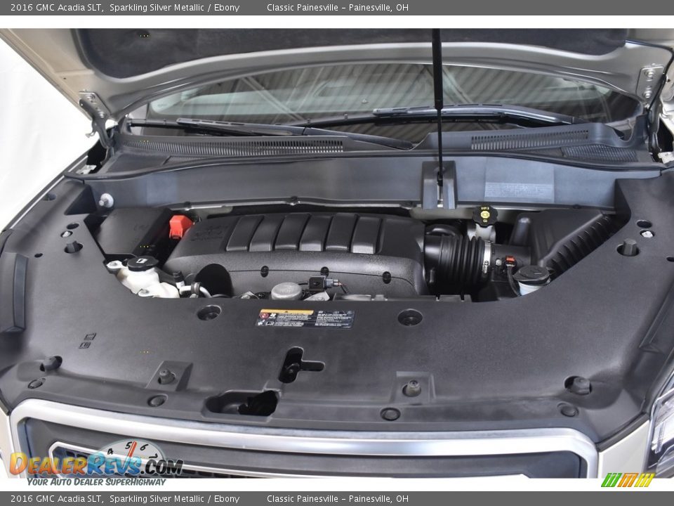 2016 GMC Acadia SLT Sparkling Silver Metallic / Ebony Photo #6