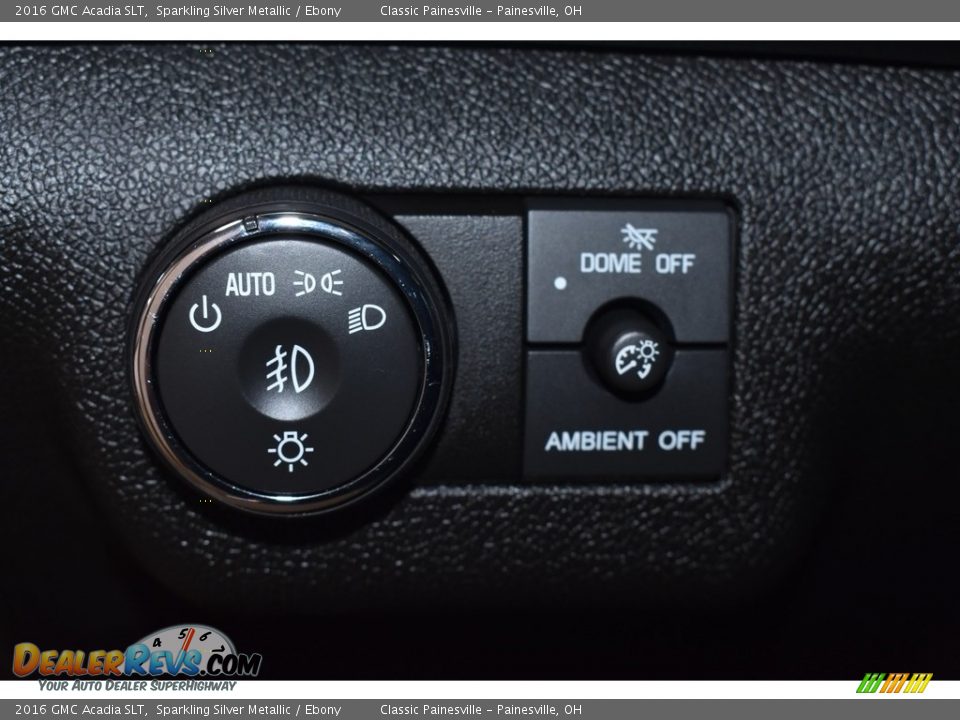 2016 GMC Acadia SLT Sparkling Silver Metallic / Ebony Photo #12