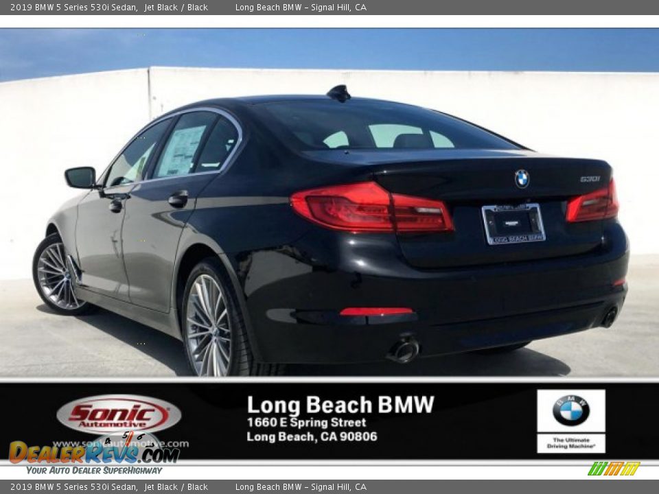 2019 BMW 5 Series 530i Sedan Jet Black / Black Photo #3